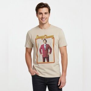 Stay Classy Anchorman Graphic T-Shirt